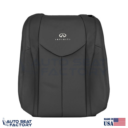 Perforated PASSENGER Top Seat Cover Fits 2009 - 2013 Infiniti G37 CONVERTIBLE - OEM-Style Replacement Seat Cover