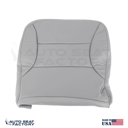 Fits 1997 - 2001 Ford Expedition Front Gray Leather Replacement Seat Covers - OEM-Style Replacement Seat Cover