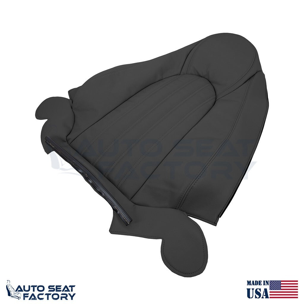 Replacement 1997 - 2000 Jaguar XK8 Driver & Passenger Black Vinyl Seat Covers - OEM-Style Replacement Seat Cover