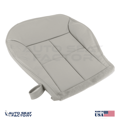 Fits 2007 - 2010 Lincoln MKX Perforated Driver Bottom Gray Vinyl Seat Cover - OEM-Style Replacement Seat Cover