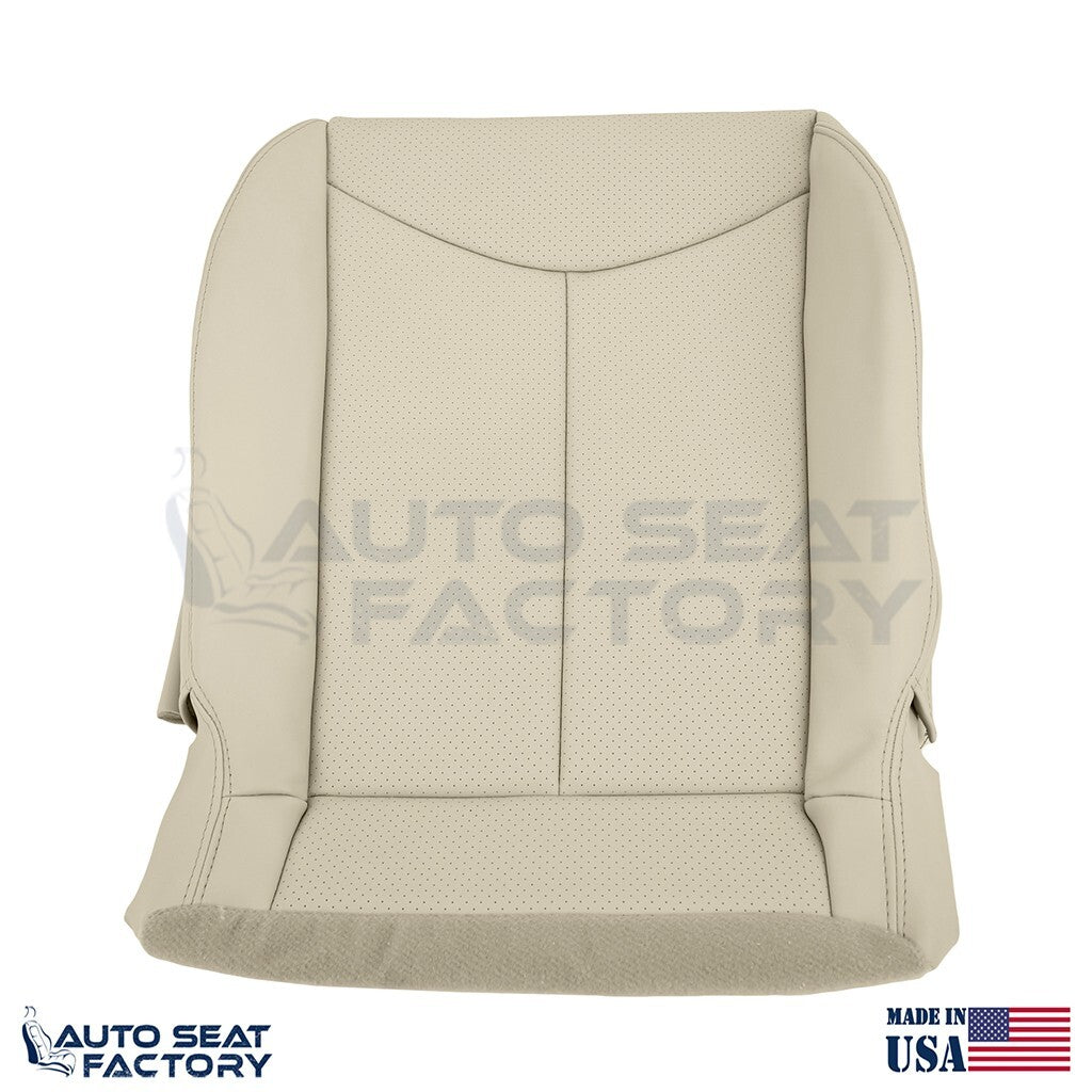 2009 - 2013 Fits Infiniti G37 Coupe PASSENGER Bottom Tan Vinyl Seat Cover, Perf. - OEM-Style Replacement Seat Cover