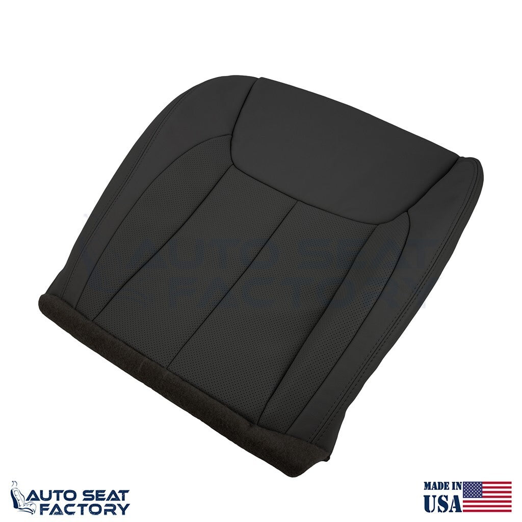Fits 2006 - 2011 Cadillac DTS PASSENGER Bottom Black Vinyl Seat Cover, Perf. - OEM-Style Replacement Seat Cover