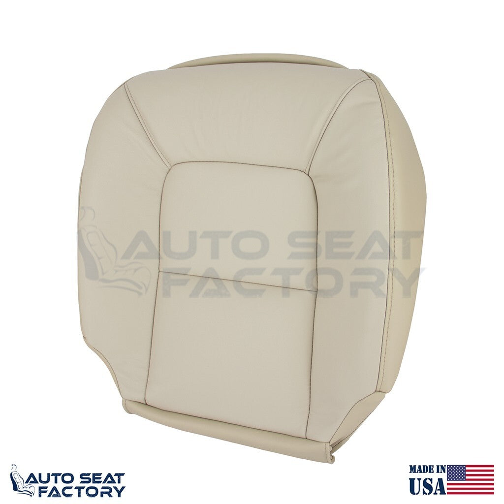 Replacement Fits 2007 - 2016 Volvo S80 PASSENGER Bottom Tan Vinyl Seat Cover - OEM-Style Replacement Seat Cover