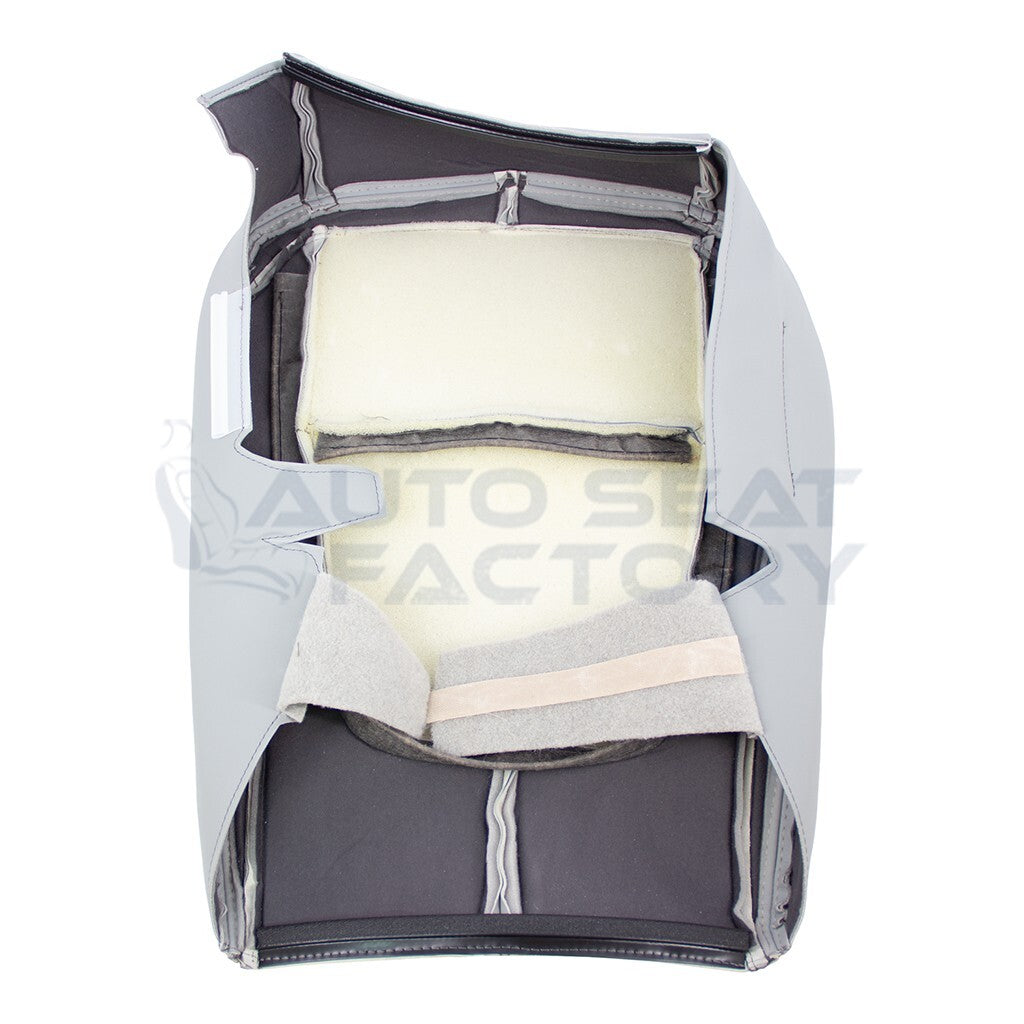 2009 - 2015 Fits Jaguar XF X2 RIGHT Bottom Gray Vinyl Seat Cover, Perforated - OEM-Style Replacement Seat Cover