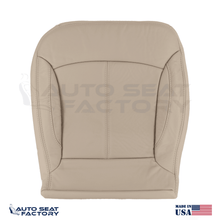 For 2010 - 2013 Buick LaCrosse Left & Right Bottom SOLID Tan Leather Seat Covers - OEM-Style Replacement Seat Cover