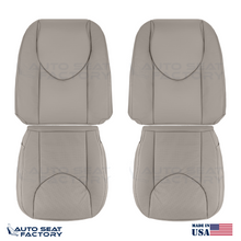 2006 - 2008 Fits Toyota RAV4 Perforated LEFT &RIGHT Taupe Vinyl Seat Covers 4PCS - OEM-Style Replacement Seat Cover