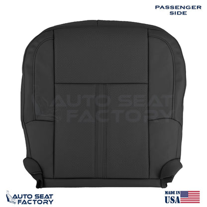 Fits 2009 - 2012 Lincoln MKS PASSENGER Black Vinyl Seat Covers, Perforated 2PC - OEM-Style Replacement Seat Cover