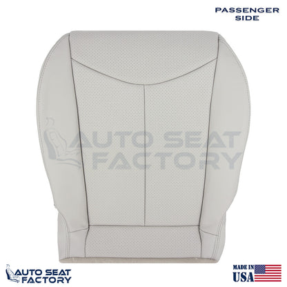 2009 - 2013 Fits Infiniti G37 Coupe Perforated PASSENGER Vinyl Bottom Seat Cover - OEM-Style Replacement Seat Cover