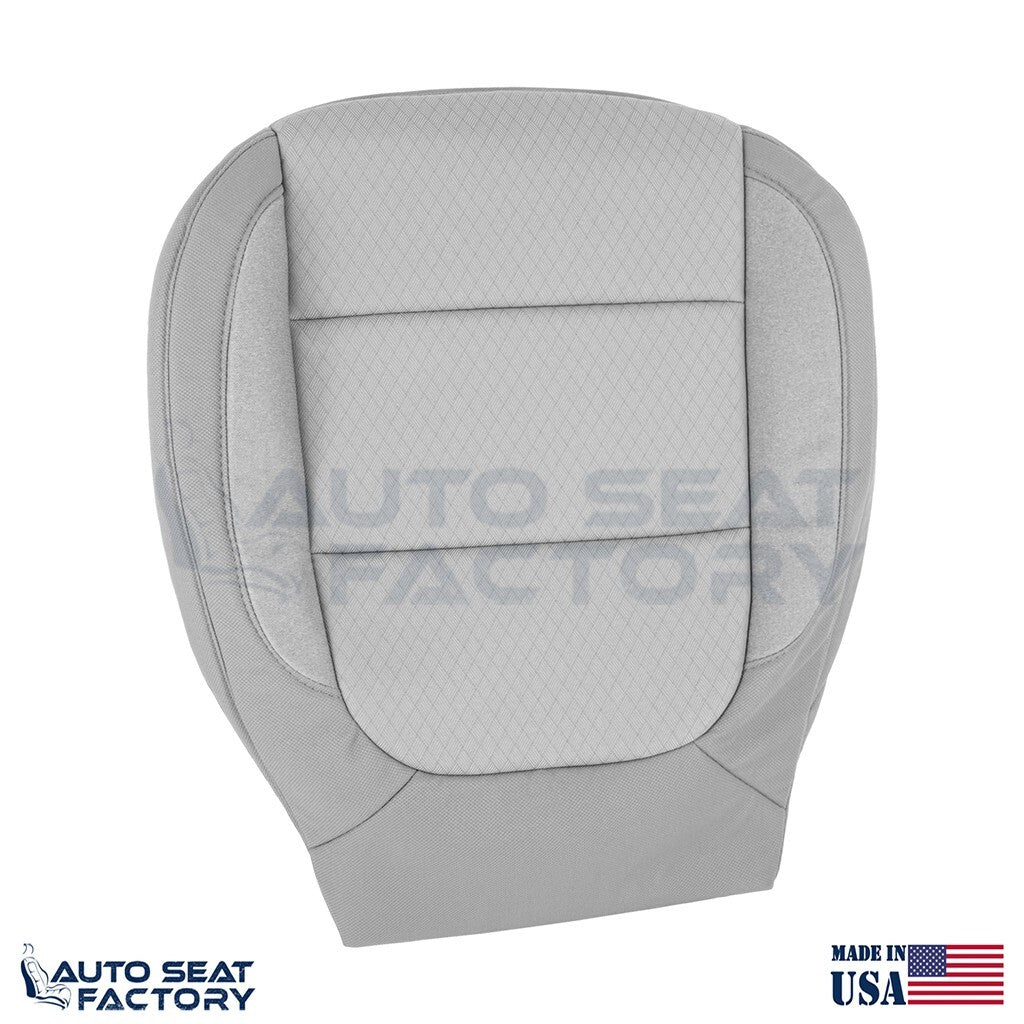 2019 - 2022 Chevy Silverado/ GMC Sierra Driver Bottom Gray Cloth Seat Cover - OEM-Style Replacement Seat Cover