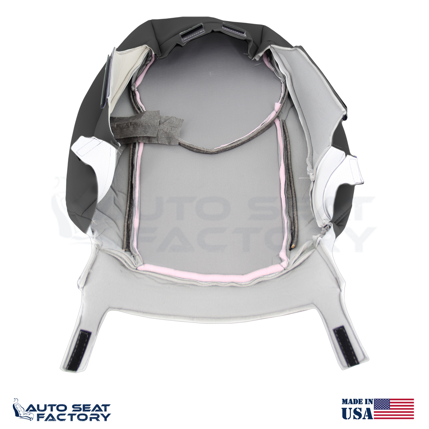 2006 - 2012 Fits Toyota RAV4 Perforated Driver Side Top Black Vinyl Seat Cover - OEM-Style Replacement Seat Cover