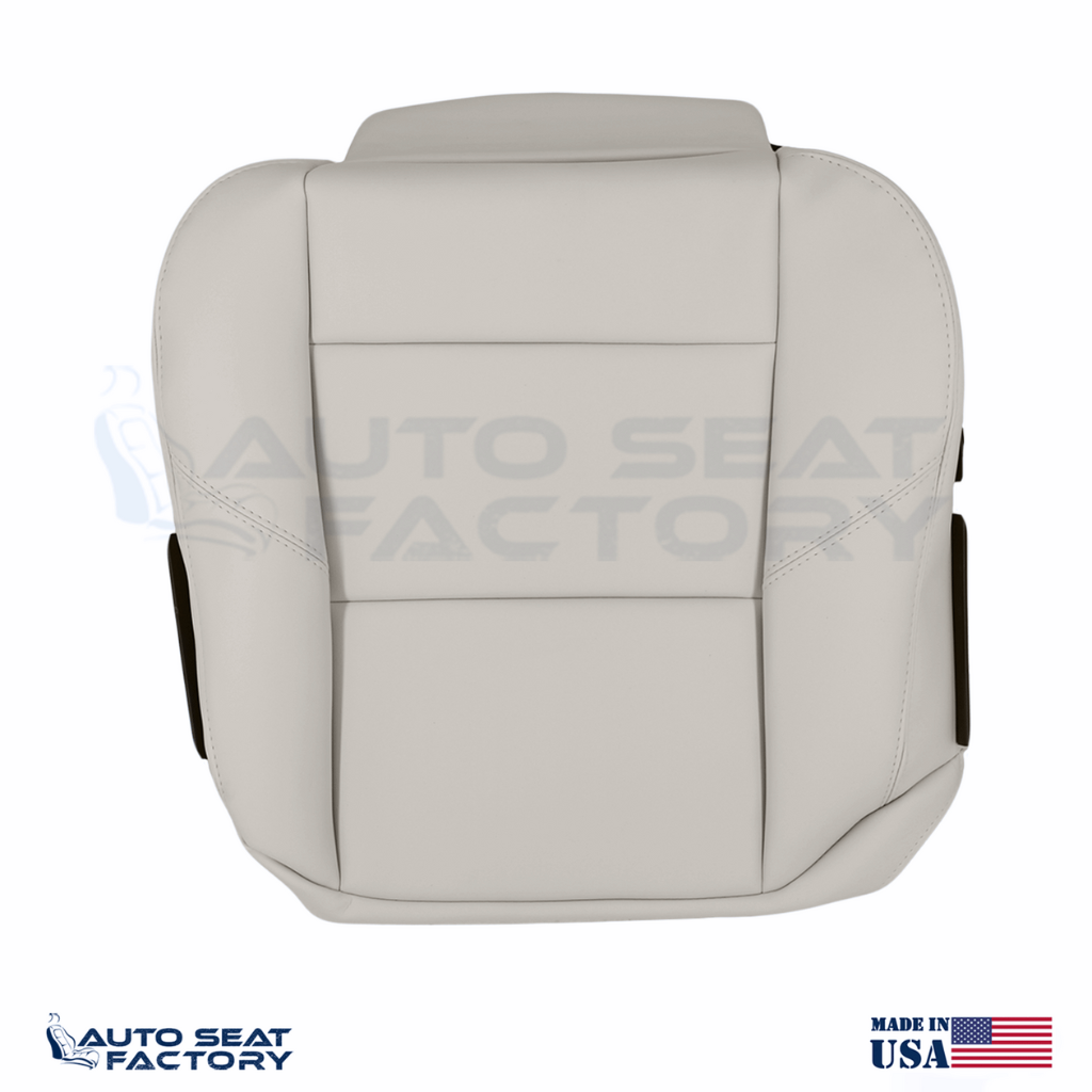 Replacement Fits 2007 - 2010 Volvo C70 Driver Side Bottom Cream Vinyl Seat Cover - OEM-Style Replacement Seat Cover