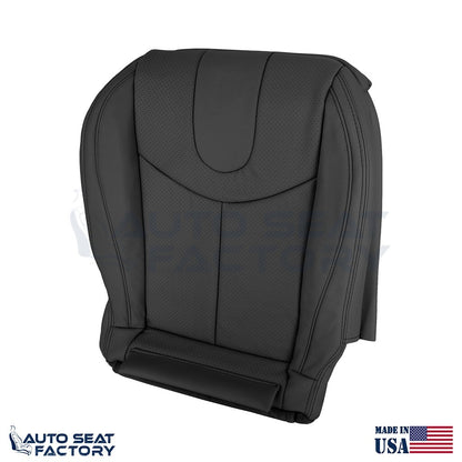 2009 - 2013 Fits Infiniti G37 CONVERTIBLE Bottom Black Vinyl Seat Cover, Perf. - OEM-Style Replacement Seat Cover