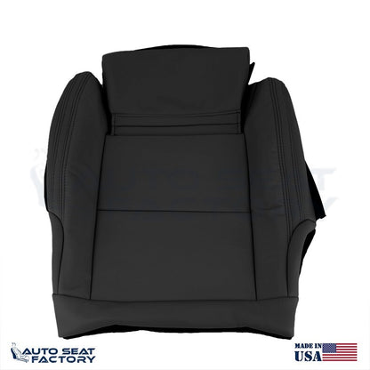 2016 - 2019 Fits Mercedes CLA Driver & Passenger Bottom Black Vinyl Seat Cover - OEM-Style Replacement Seat Cover
