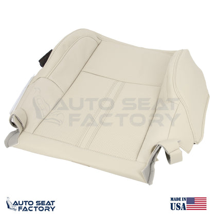 Fits 2009 - 2012 Lincoln MKS Driver Cashmere Vinyl Seat Cover, Perforated 2PCS - OEM-Style Replacement Seat Cover