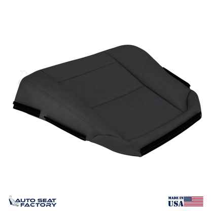 Fits 2007 - 2010 Volvo C70 Driver Side Top & Bottom Black Vinyl Seat Covers - OEM-Style Replacement Seat Cover