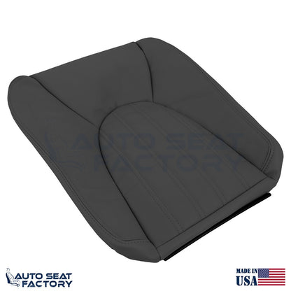 Replacement 1997 - 2000 Jaguar XK8 Driver & Passenger Black Leather Seat Covers - OEM-Style Replacement Seat Cover