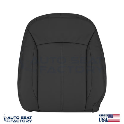 Fits 2010 -2013 Buick LaCrosse Driver Top & Bottom Blk Vinyl Seat Covers, Perf. - OEM-Style Replacement Seat Cover