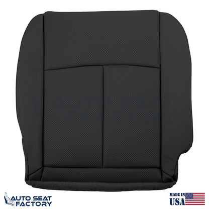 2014 -2020 Fits Infiniti Q50 PASSENGER Bottom Black Vinyl Seat Cover, PERFORATED - OEM-Style Replacement Seat Cover