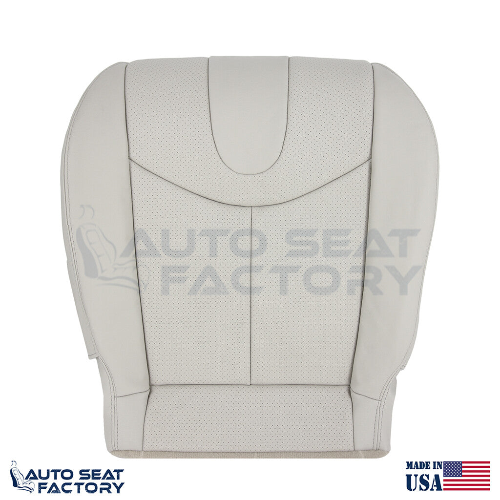 2009 - 2013 Fits Infiniti G37 Coupe Perforated Driver Vinyl Bottom Seat Cover - OEM-Style Replacement Seat Cover