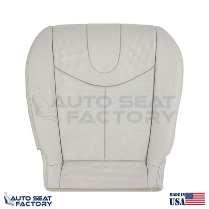 2009 - 2013 Fits Infiniti G37 Coupe Perforated Driver Vinyl Bottom Seat Cover - OEM-Style Replacement Seat Cover