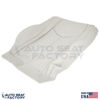 2009 - 2013 Fits Infiniti G37 CONVERTIBLE Front 4PC Gray Vinyl Seat Cover, Perf. - OEM-Style Replacement Seat Cover