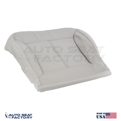 For 2010 -2013 Buick LaCrosse Left & Right Bottom SOLID Gray Leather Seat Covers - OEM-Style Replacement Seat Cover