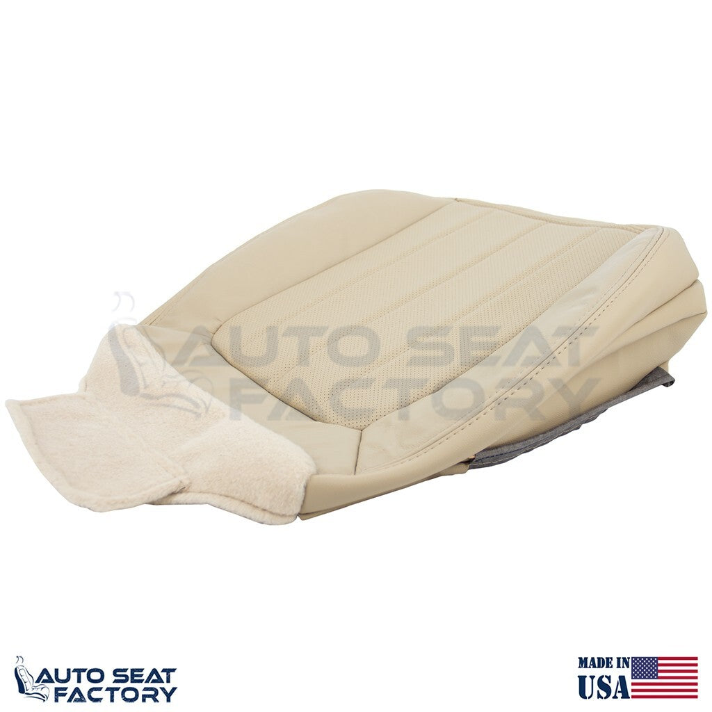 2003 2004 Fits Lincoln LS PASSENGER Lower Med Lt Stone Vinyl Seat Cover, Perf. - OEM-Style Replacement Seat Cover