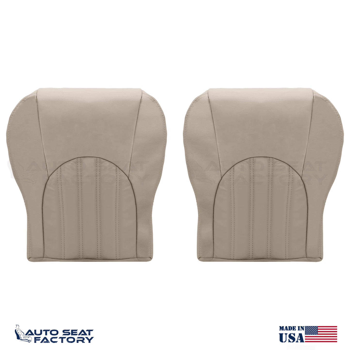 2001 - 2005 Fits Jaguar XK8 LEFT & RIGHT Bottom Cashmere SDZ Leather Seat Cover - OEM-Style Replacement Seat Cover