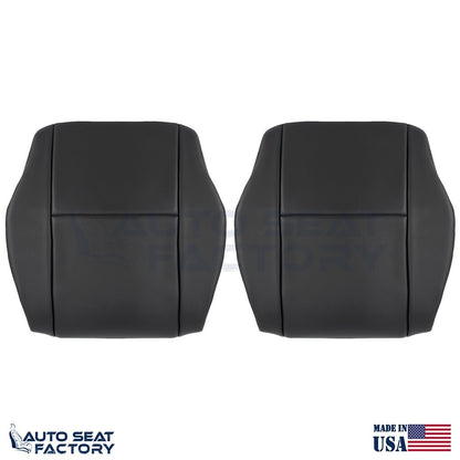 2007 -2019 Fits Mercedes Sprinter Van Lower LEFT & RIGHT Black Vinyl Seat Covers - OEM-Style Replacement Seat Cover