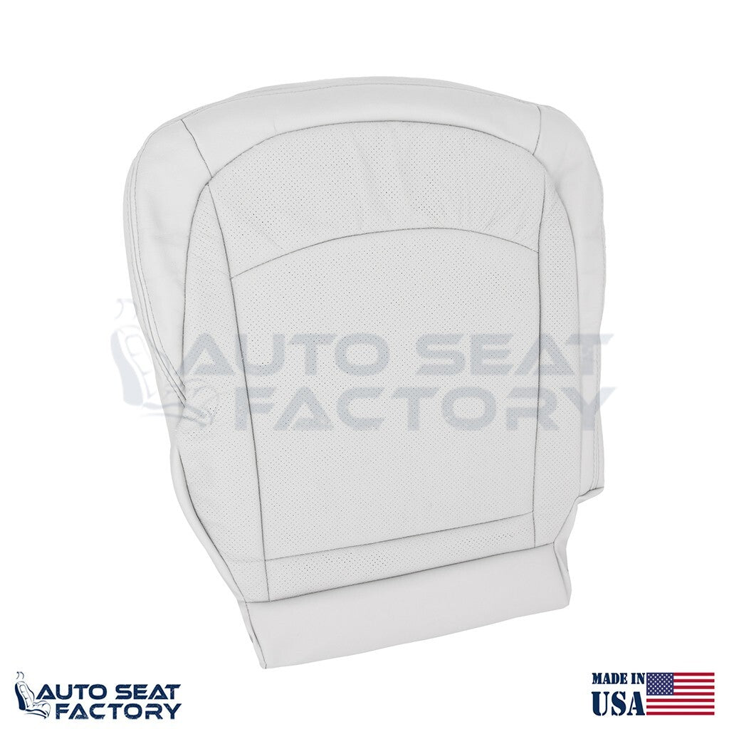 2011 - 2013 Fits Nissan Rogue PASSENGER Top & Bottom Perf Gray Vinyl Seat Covers - OEM-Style Replacement Seat Cover