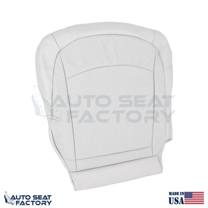 2011 - 2013 Fits Nissan Rogue PASSENGER Top & Bottom Perf Gray Vinyl Seat Covers - OEM-Style Replacement Seat Cover