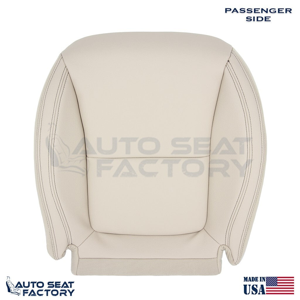 Fits 2012 - 2016 Mercedes Benz SLK PASSENGER Lower Sahara Beige Vinyl Seat Cover - OEM-Style Replacement Seat Cover