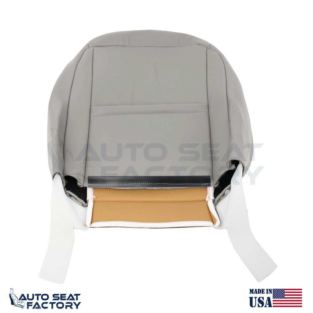 Fits 2006 - 2008 Dodge Magnum Driver Top & Bottom Graystone Vinyl Seat Covers - OEM-Style Replacement Seat Cover