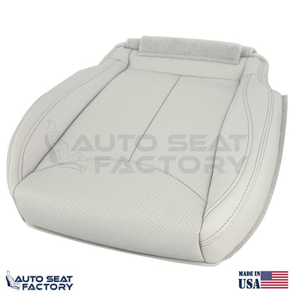 2009 - 2013 Fits Infiniti G37 CONVERTIBLE Bottom Gray Vinyl Seat Covers, Perf. - OEM-Style Replacement Seat Cover