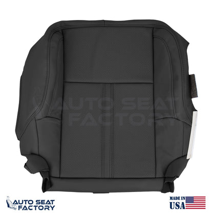 Fits 2009 - 2012 Lincoln MKS PASSENGER Black Vinyl Seat Covers, Perforated 2PC - OEM-Style Replacement Seat Cover