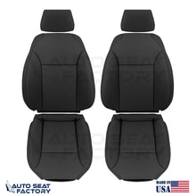 Fits 2004 - 2009 Saab 9-3 CONVERTIBLE Driver Passenger Black Vinyl Seat Covers - OEM-Style Replacement Seat Cover