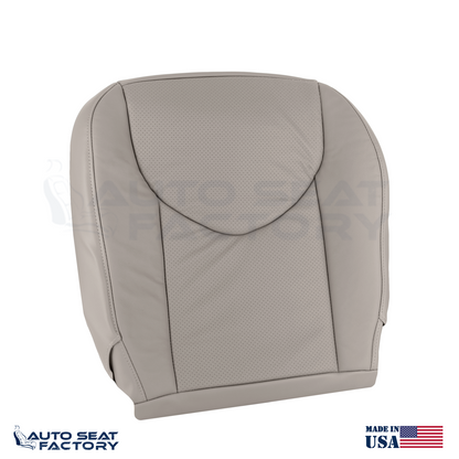 2006 - 2008 Fits Toyota RAV4 Perforated Driver Taupe Vinyl Seat Covers 2PCS - OEM-Style Replacement Seat Cover