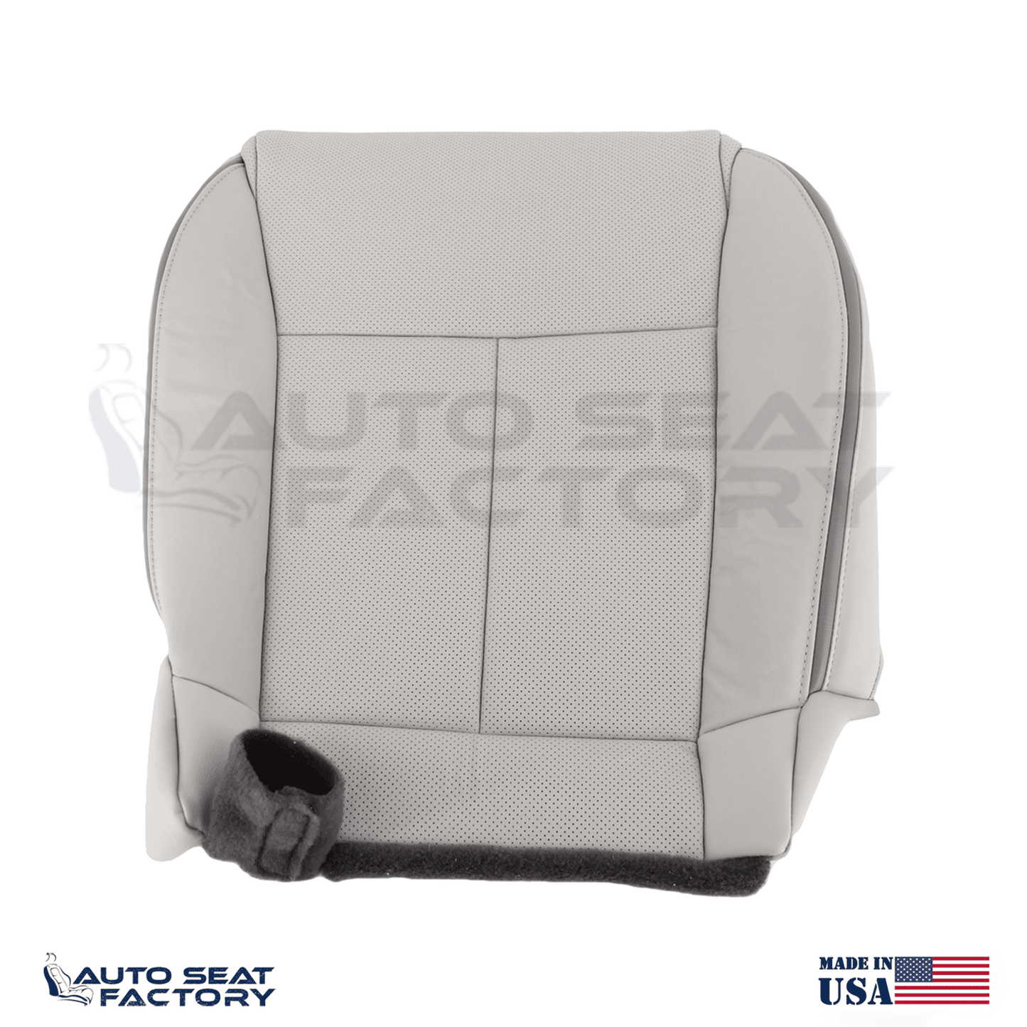 2006 - 2010 Fits Infiniti M45 M35 Bottom PASSENGER Gray Vinyl Seat Covers. Perf. - OEM-Style Replacement Seat Cover