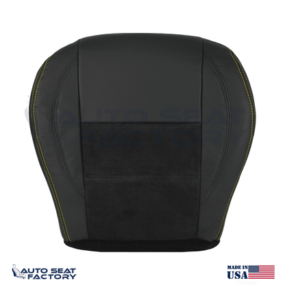Replacement Black Seat Cover Fits 2006 - 2010 Dodge Charger RT Front Bottoms - OEM-Style Replacement Seat Cover