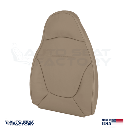 Fits 1997 - 2001 Ford Expedition Front Tan Leather Replacement Seat Covers - OEM-Style Replacement Seat Cover