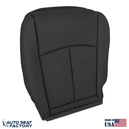 2014 -2020 Fits Infiniti Q50 PASSENGER Bottom Black Vinyl Seat Cover, PERFORATED - OEM-Style Replacement Seat Cover
