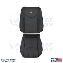2009 - 2013 Fits Infiniti G37 CONVERTIBLE Driver 2PC Blk Vinyl Seat Cover, Perf - OEM-Style Replacement Seat Cover