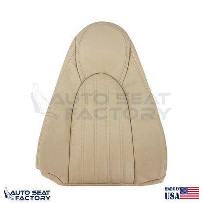 Front Replacement Driver Side Top Leather Seat Cover Fits 1997 - 2000 Jaguar XK8 - OEM-Style Replacement Seat Cover