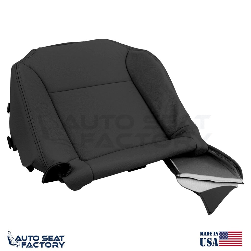 Replacement Bottom Black Vinyl Seat Covers Fit 2004 - 2009 Saab 9-3 CONVERTIBLE - OEM-Style Replacement Seat Cover