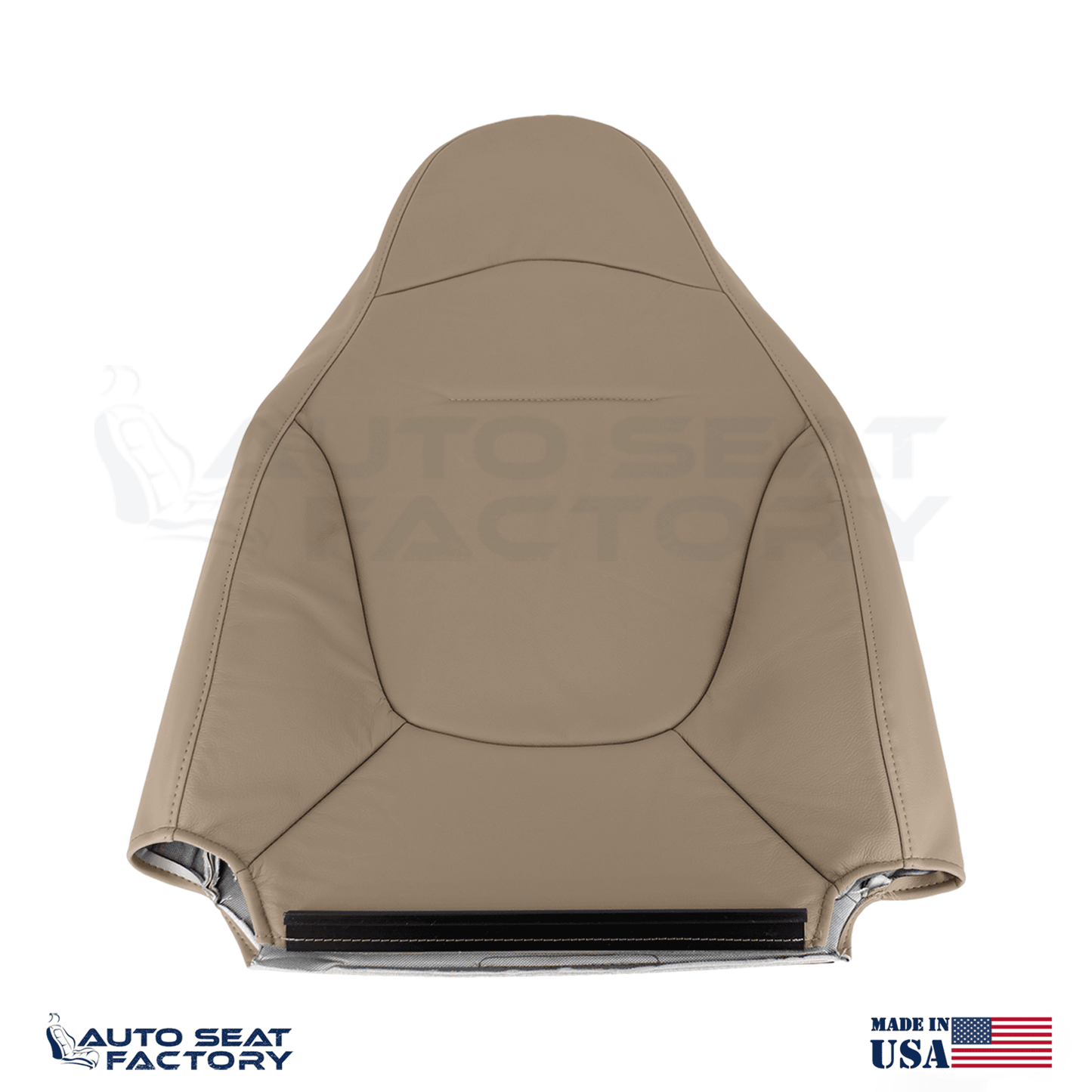 Fits 1997 - 2001 Ford Expedition Front Bucket Tan Vinyl Replacement Seat Covers - OEM-Style Replacement Seat Cover