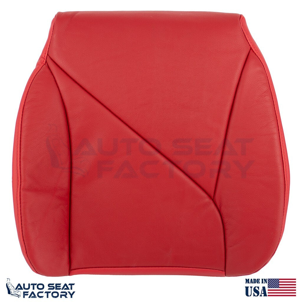 Replacement Fits 1995 Chevy Corvette Driver Side Bottom Red Vinyl Seat Cover - OEM-Style Replacement Seat Cover