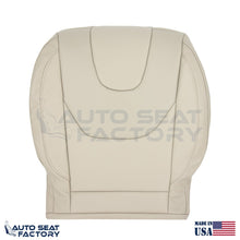 Fits 2013 - 2017 Ford Edge Titanium Perf. Driver Top Bottom Tan Vinyl Seat Cover - OEM-Style Replacement Seat Cover