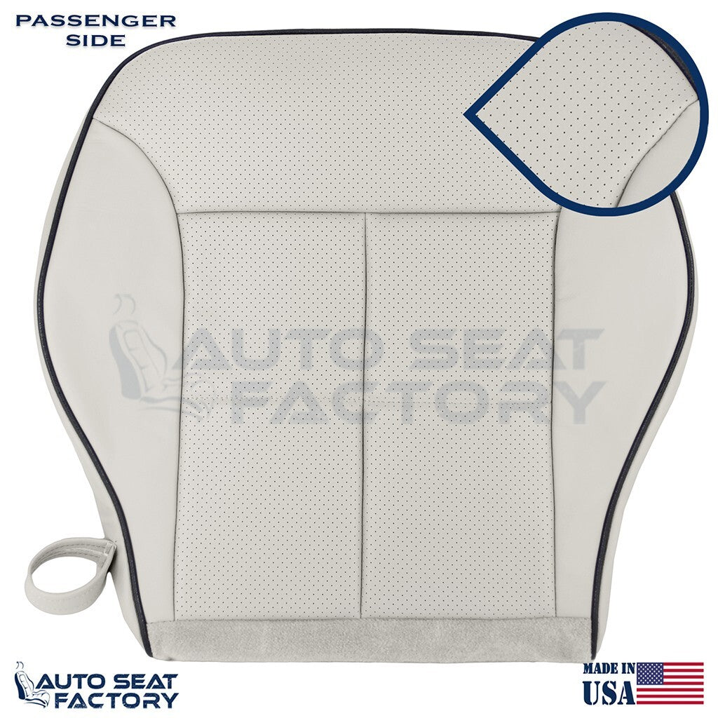 Fits 2007 - 2010 Lincoln MKX Gray Vinyl Seat Covers w/ Piping, Perforated - OEM-Style Replacement Seat Cover