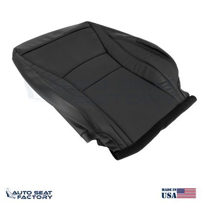 Fits 2013 - 2017 Honda Accord Driver Passenger Perforated Vinyl Seat Covers - OEM-Style Replacement Seat Cover