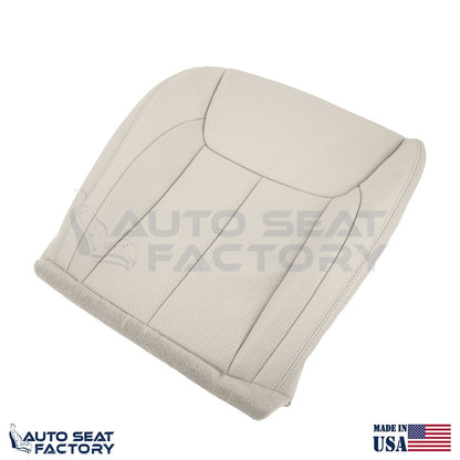 Fits 2006 - 2011 Cadillac DTS Lower PASSENGER Shale Vinyl Seat Cover, Perforated - OEM-Style Replacement Seat Cover